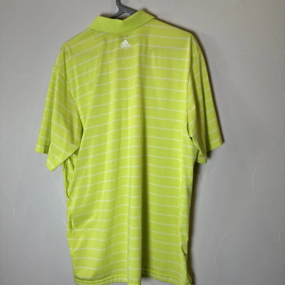 Adidas Polo Shirt Mens XL Puremotion Colonial Country Club Golf Logo Shirt
